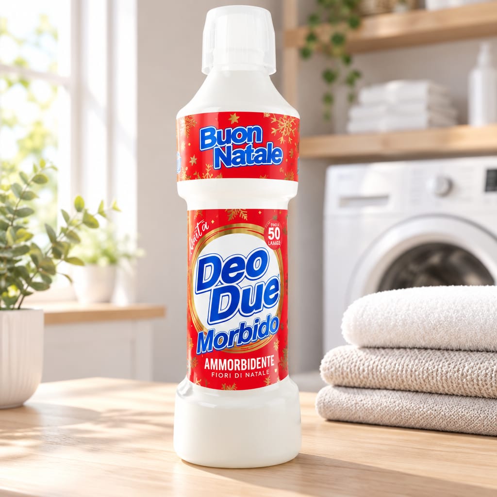 Deo Due Ammorbidente Concentrato Fiori di Natale 1 Lt