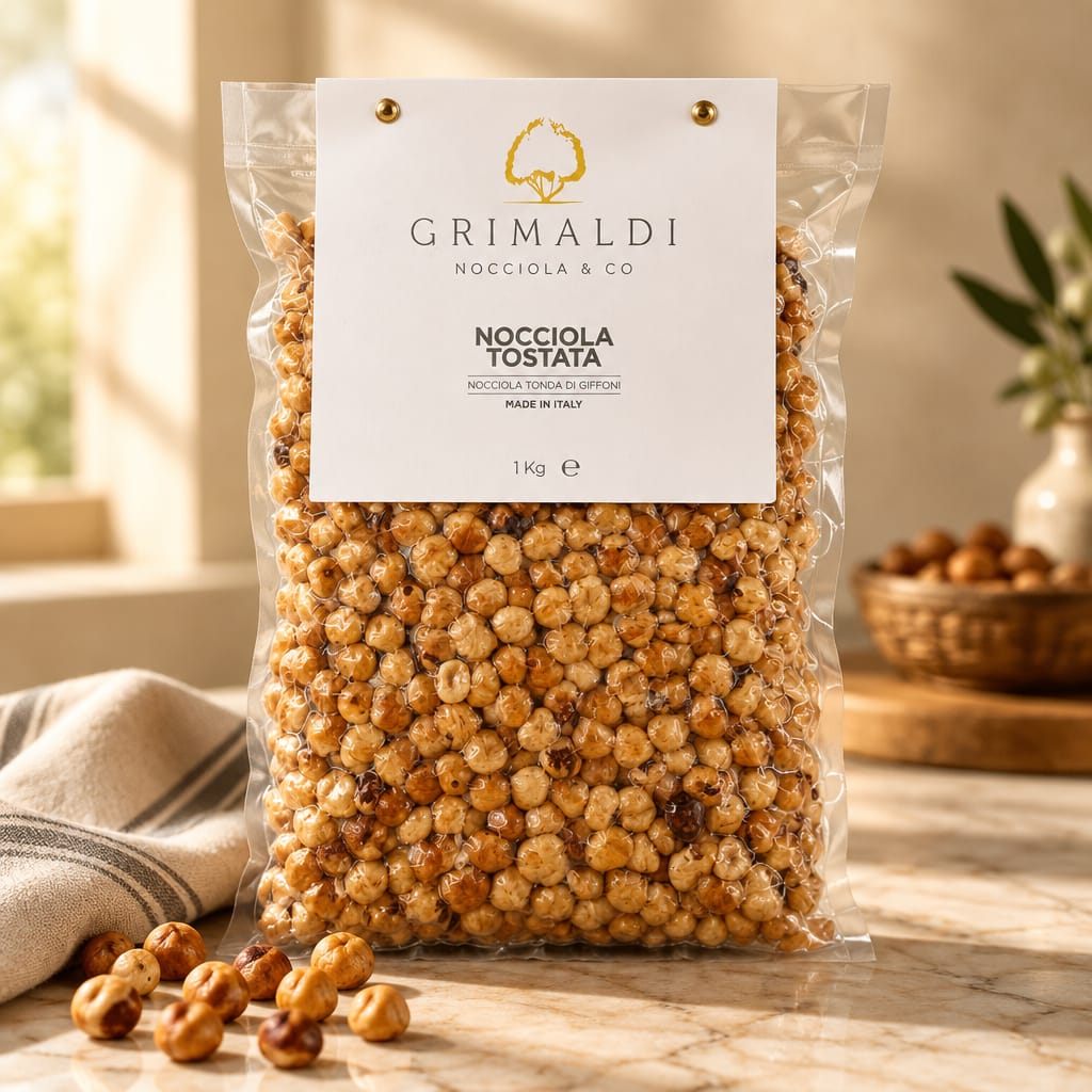 Grimaldi - Nocciole Tostate e Pelate "Tonda di Giffoni" IGP 1 kg