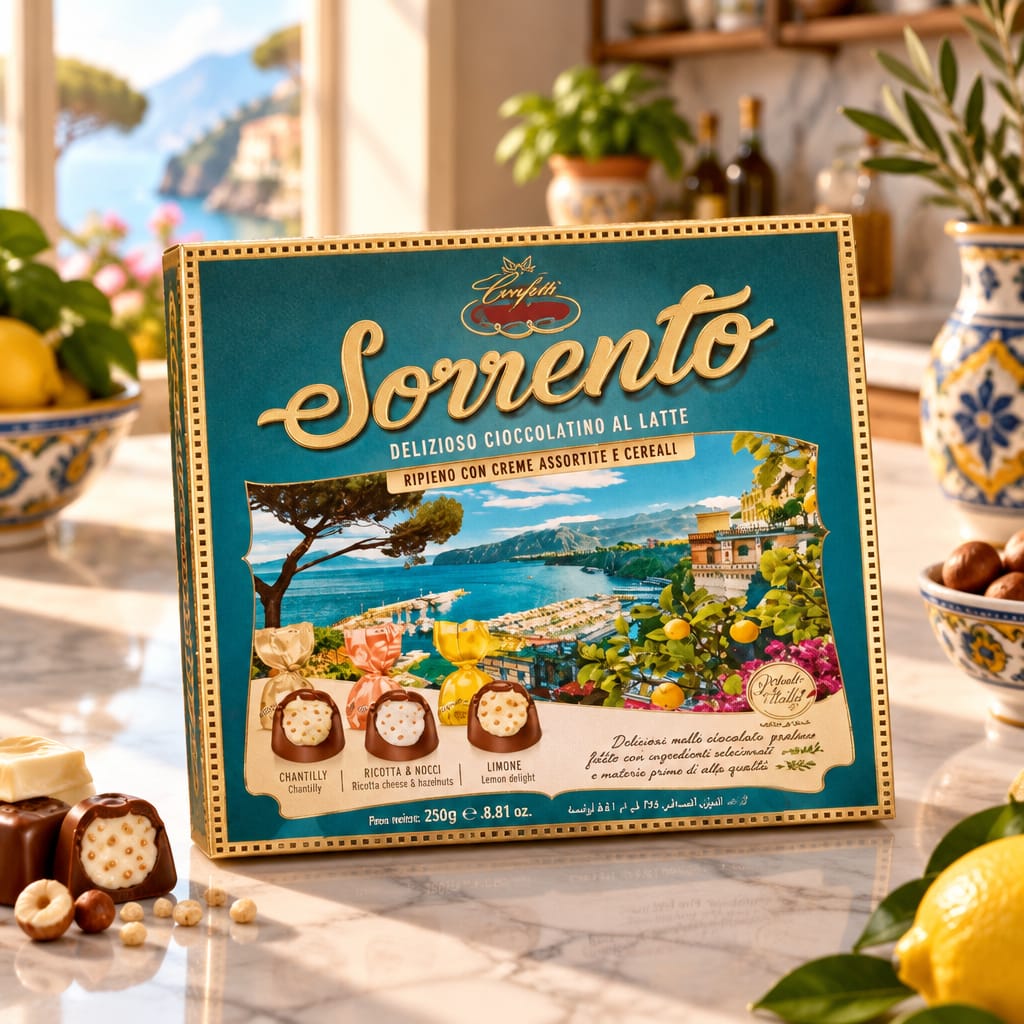 Crispo Sorrento - Cioccolatini Assortiti Confezione Regalo 250g
