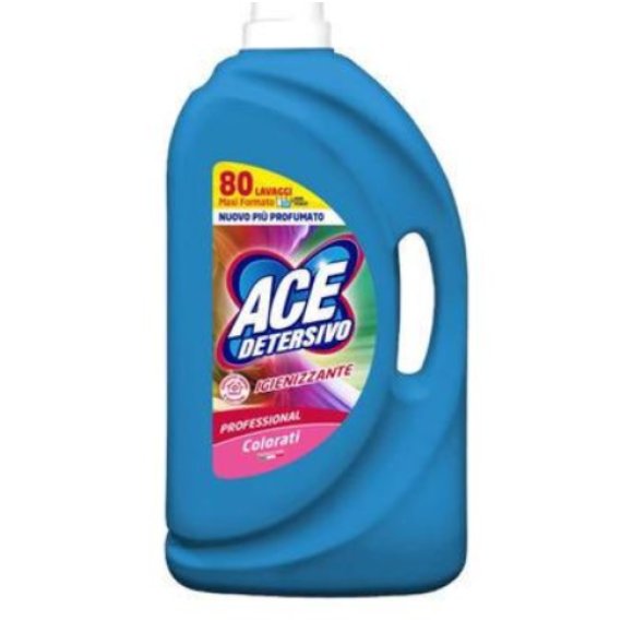 ACE Detersivo Colorati – 80 Lavaggi | 4 Litri