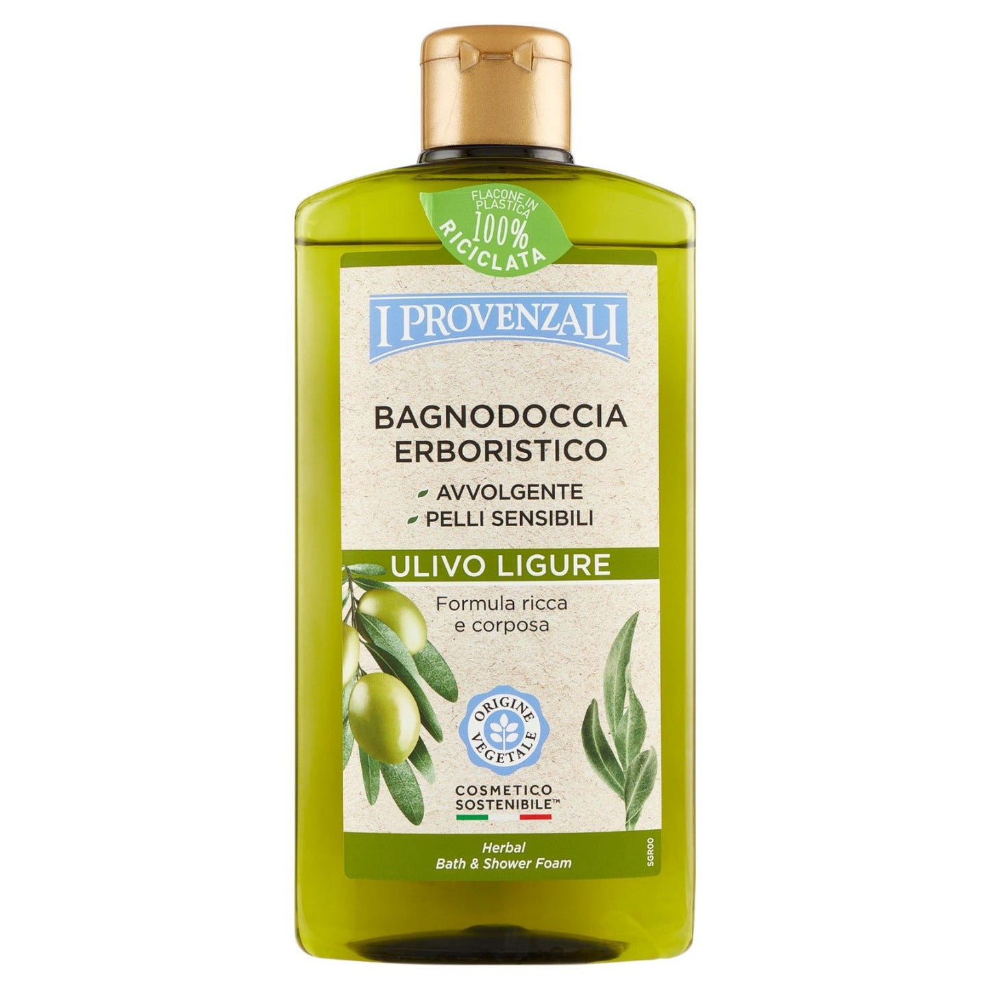 I Provenzali Ligurian Olive Herbal Shower Gel 400 mL