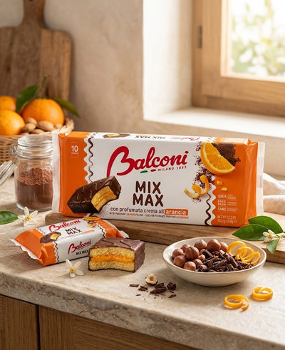 Balconi Mix Max Choco Orange - 10 Merendine (350g)
