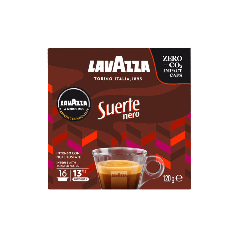 Lavazza A Modo Mio - Suerte black 16 capsules