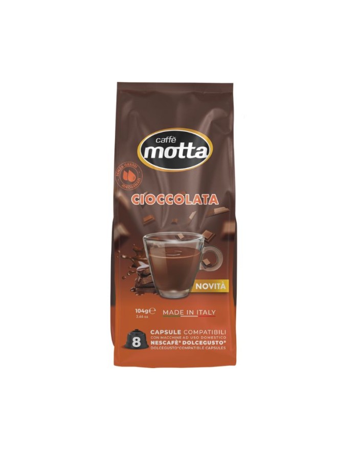 Motta Chocolate Coffee 8 Dolcegusto Compatible Capsules