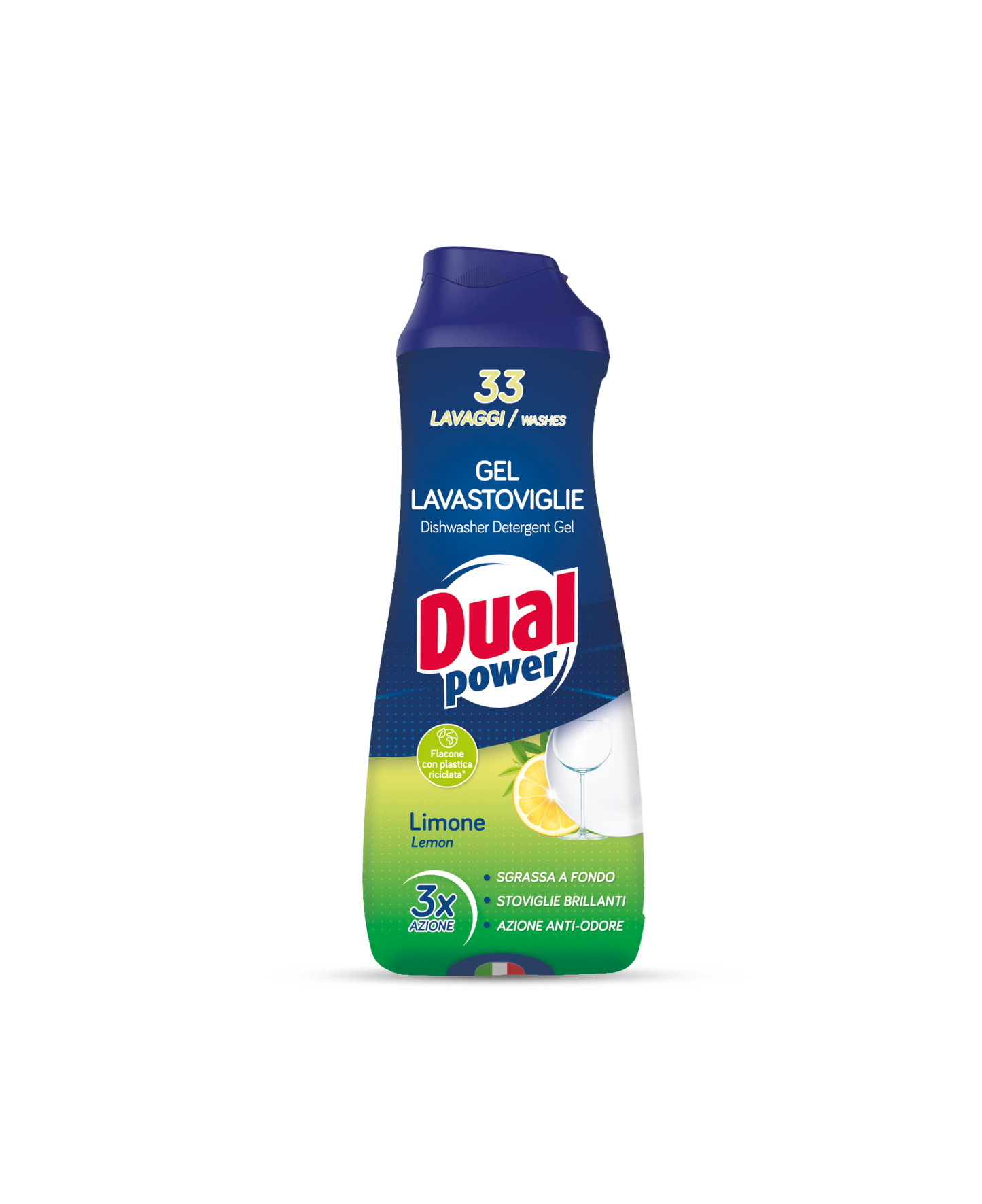 Dual Power Gel Lavastoviglie Limone 660 ml