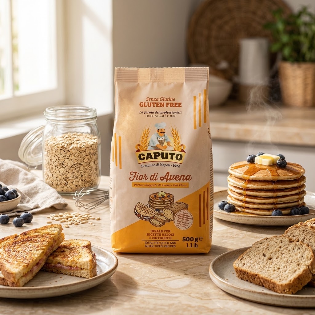 Caputo Fior di Avena - Farina Integrale di Avena Senza Glutine (500g)