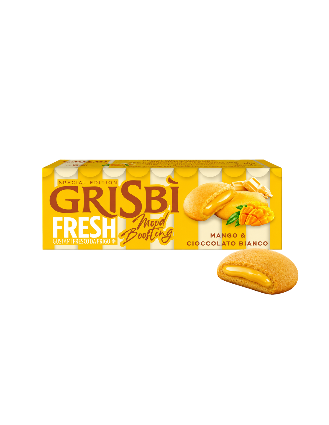 Grisbì Mood Boosting Mango &amp; Cioccolato Bianco Special Edition gr 112