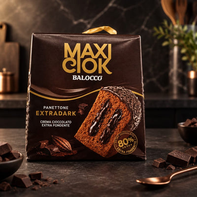 Balocco Panettone MaxiCiok ExtraDark 800 gr