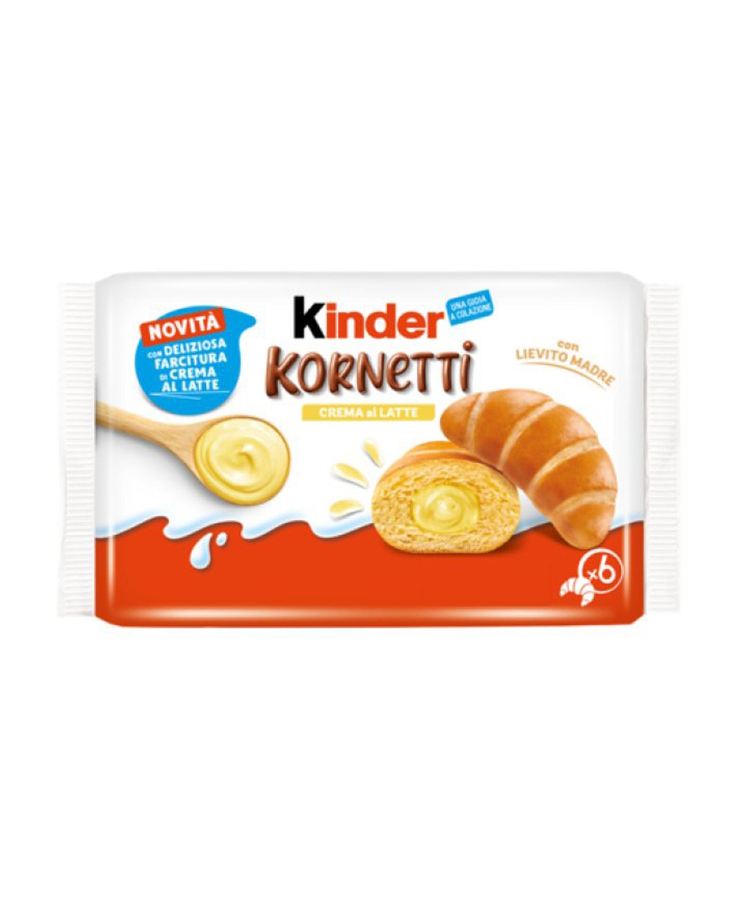 Kinder Kornetti T6 Crème de Lait 270 gr