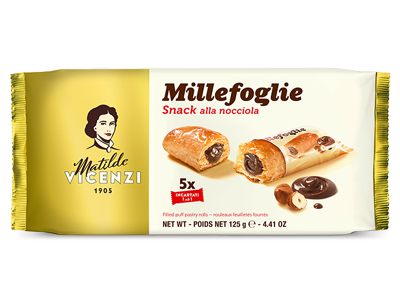 Vicenzi Millefoglie Mini Nocciola gr.125