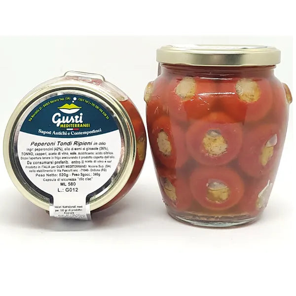 Gusti Mediterranei Round Stuffed Peppers 314gr