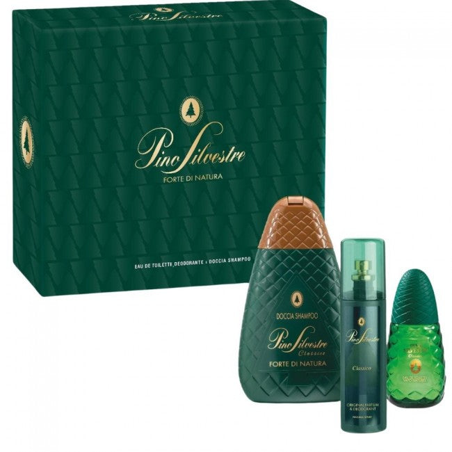 Pino Silvestre – Confezione Forte di Natura (EDT + Doccia + Deo)