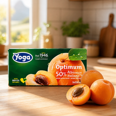 Yoga Apricot Juice 3 x 200 ml