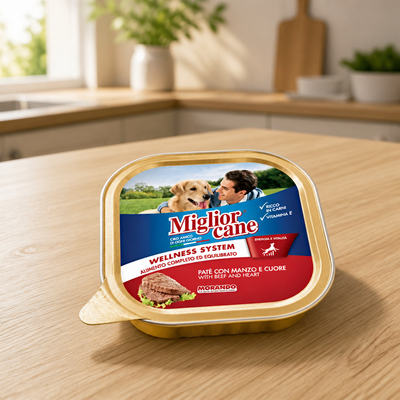 Migliorcane Barquette Bœuf et Cœur 150 g