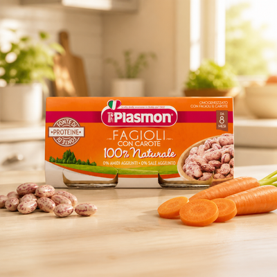 Plasmon Omogeneizzato Legumi Borlotti 2 x 80 gr