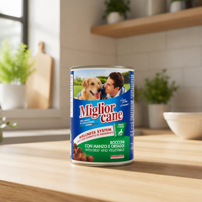 Migliorcane Bouchées Bœuf et Légumes 405 g
