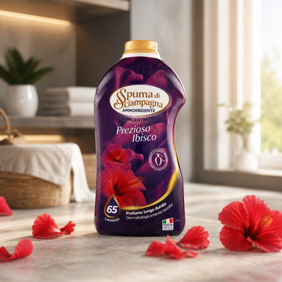 Mousse adoucissante Champagne Hibiscus – 65 lavages