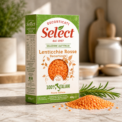 Select Lenticchie Rosse Decorticate 400 g