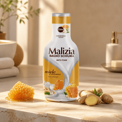 Malizia Bagno Miele e Zenzero ML 1000