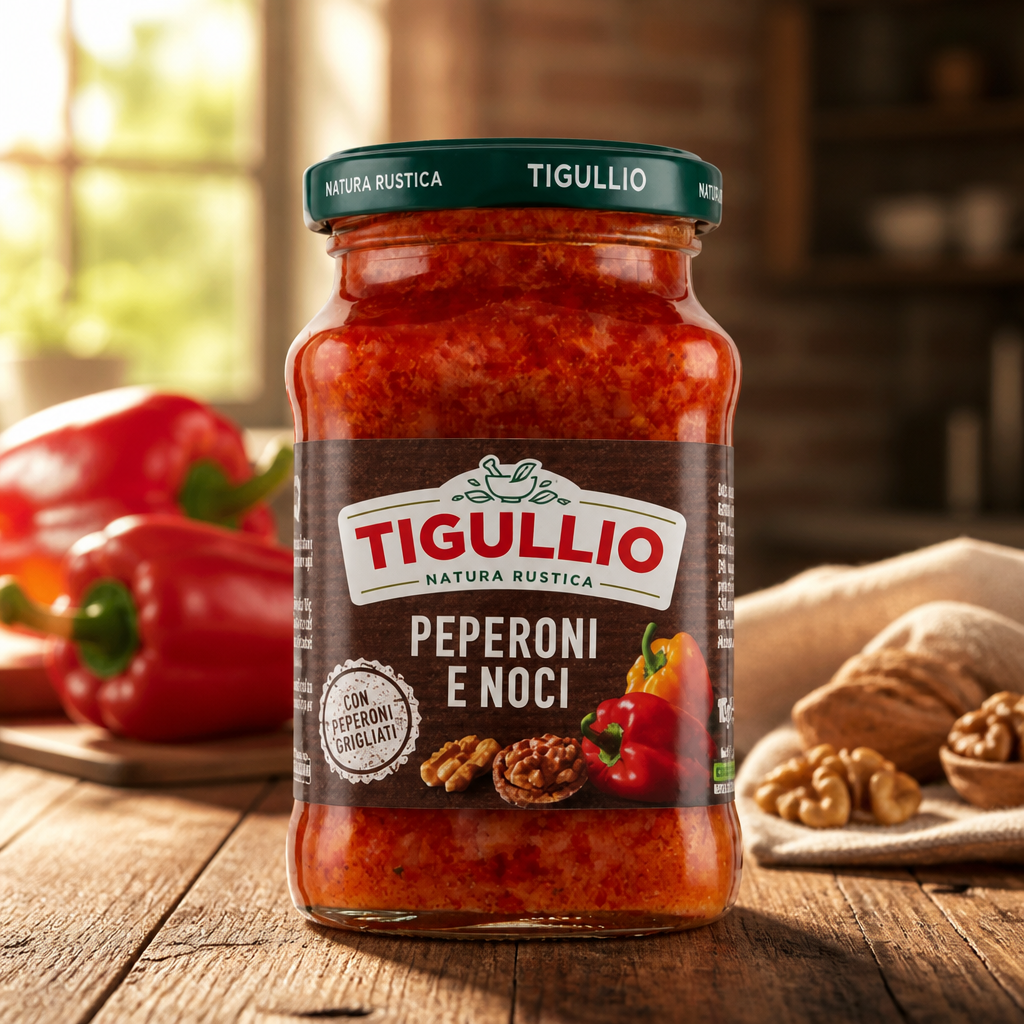 Tigullio Pesto Peppers and Walnuts 190g