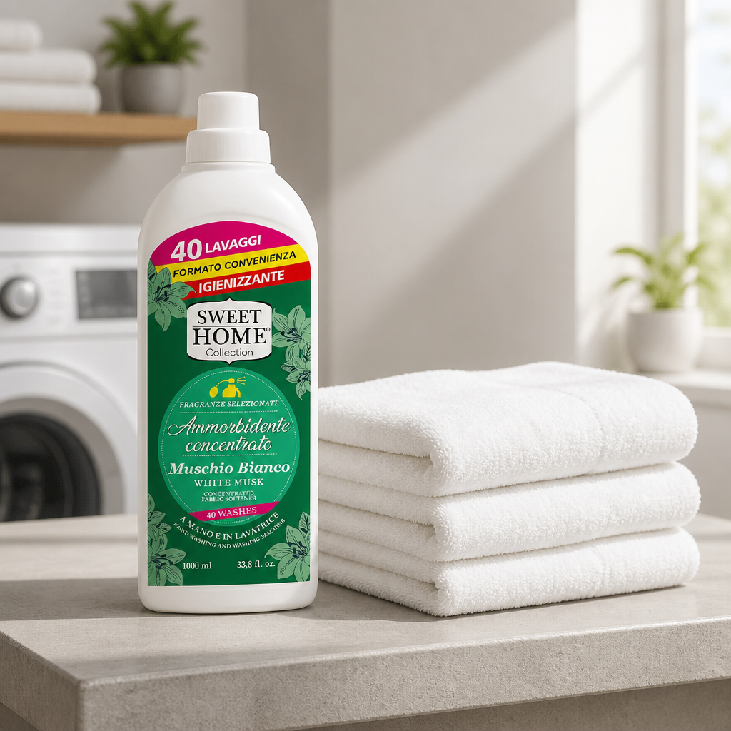 Adoucissant textile Sweet Home Musc 1 L 40 lavages
