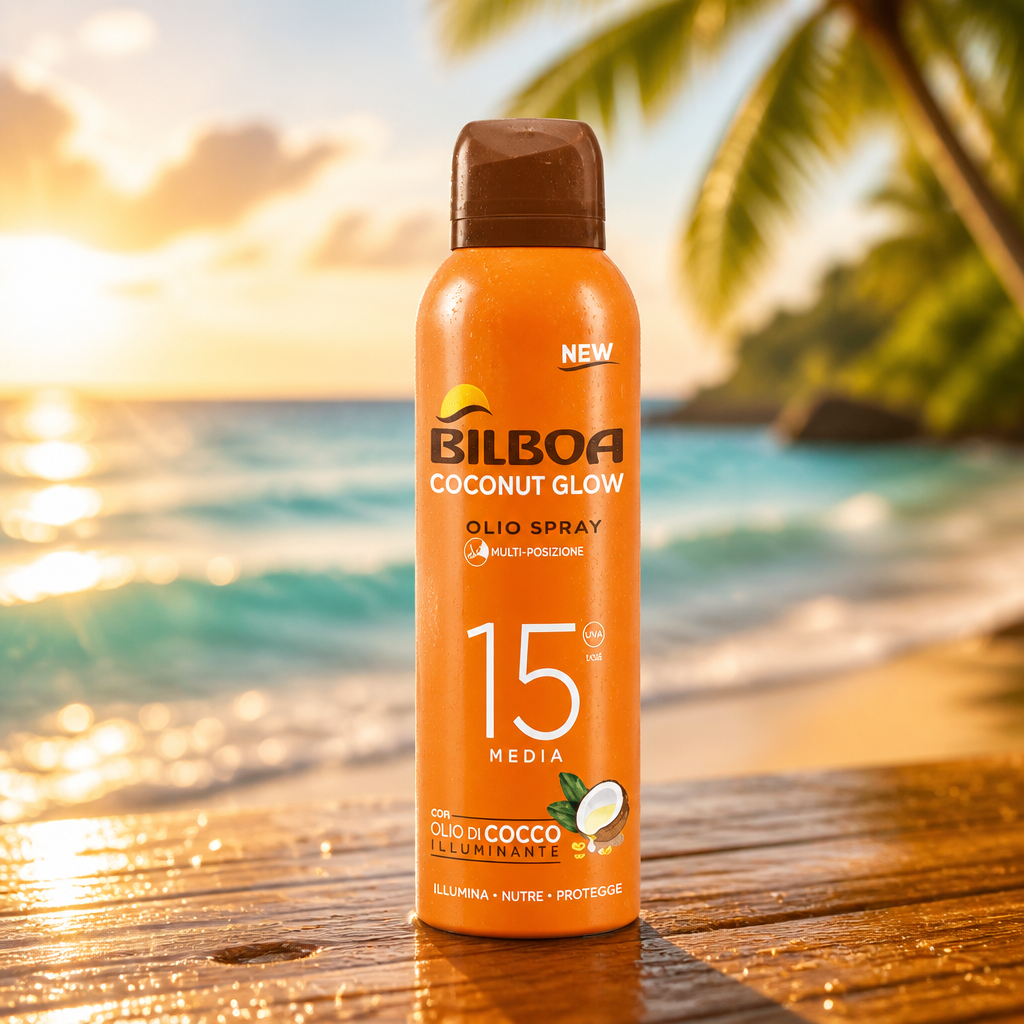 Bilboa Coconut Glow Olio Solare Bifasico FP15 ml 150