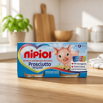 Nipiol Homogenized Ham Meat 2 x 80 gr