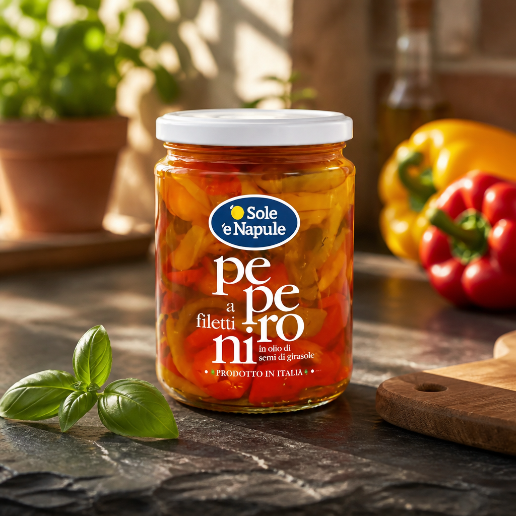 O Sole e Napule Poivrons en Filets 280 gr