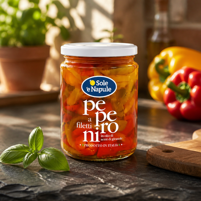 O Sole e Napule Peperoni a Filetti 280 gr