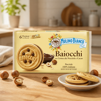 Mulino Bianco Baiocchi Snack Nocciola 336 GR
