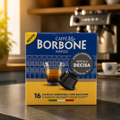 Caffè Borbone 16 Decisa Capsules Dolcegusto Compatible