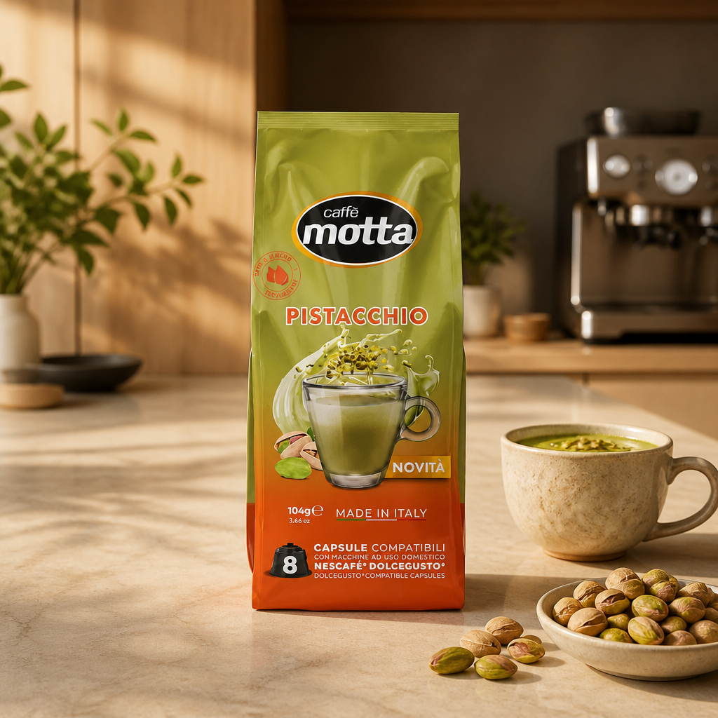 Café Motta Pistache 8 capsules compatibles Dolcegusto