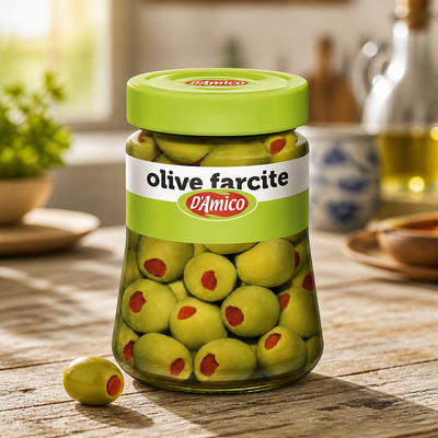 Olives vertes farcies D'Amico 290 g
