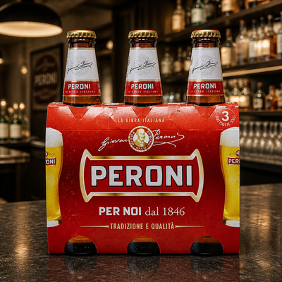 Peroni Beer, 3-pack of 330ml bottles