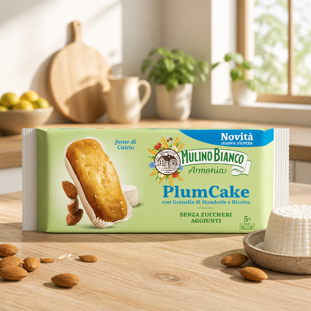 Mulino Bianco Plumcake Ricotta E Mandorle 155gr