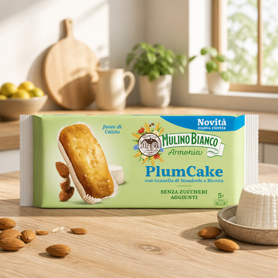 Mulino Bianco Plumcake Ricotta E Mandorle 155gr
