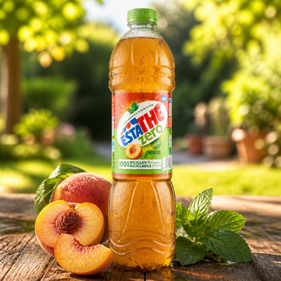 Estathé Peach Zero Bottle Lt.1,5