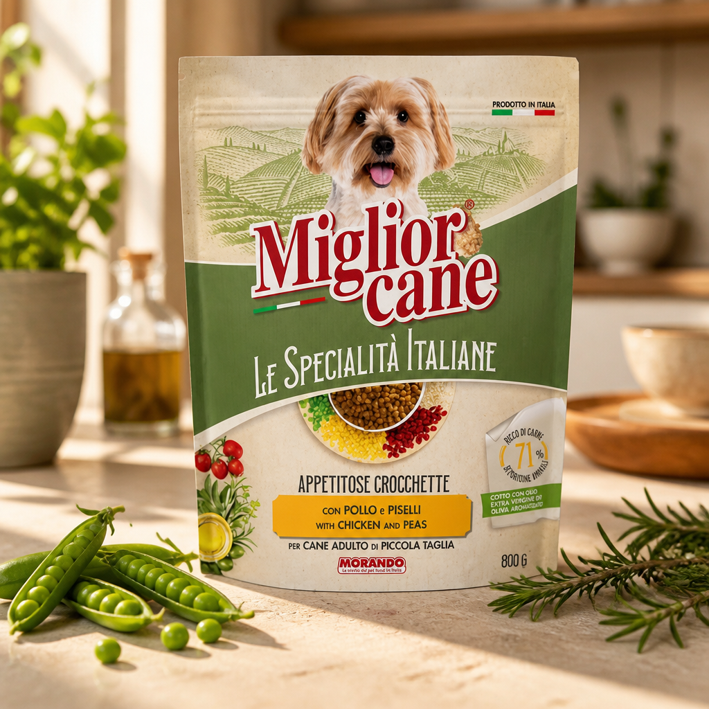 Migliorcane Specialità Crocchette Pollo Piselli 800 gr