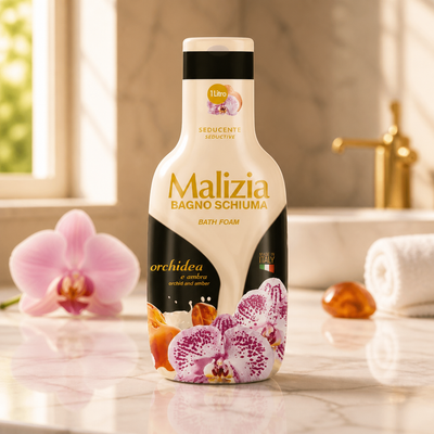 Malizia Bagnoschiuma Orchidea e Ambra 1000ml