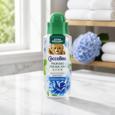 Coccolino Profumatore Bucato Elixir Freschezza Celeste 342 ml