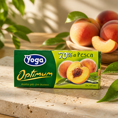 Yoga Peach Juice 3 x 200 ml