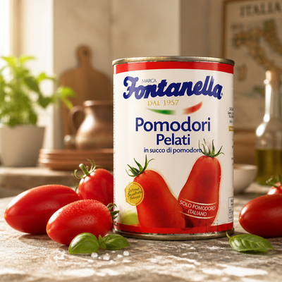 Fontanella Whole Peeled Tomatoes in Tomato Juice 400 g