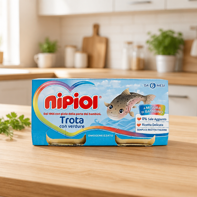 Nipiol Homogenized Trout Fish 2 x 80 gr