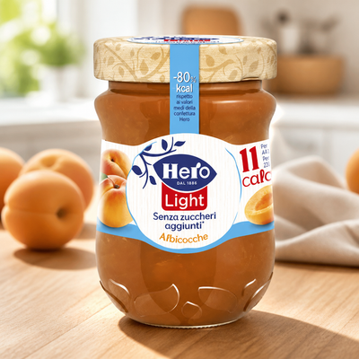 Confiture d'abricots HERO LIGHT 280 g