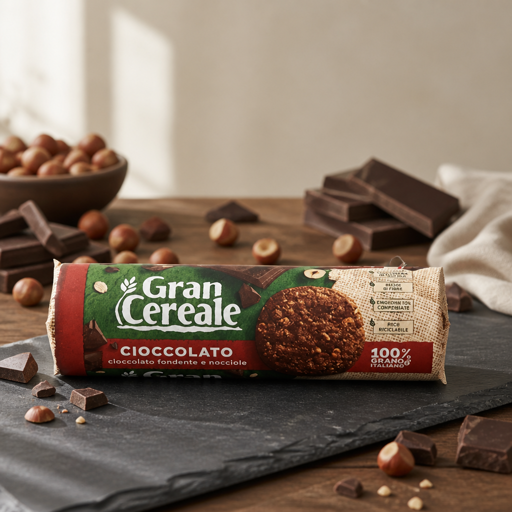 Biscotti Gran Cereale Integrale Fibre Cacao 230 gr