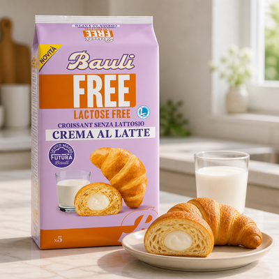 Bauli Free Croissant Senza Lattosio al Latte – 5 pezzi