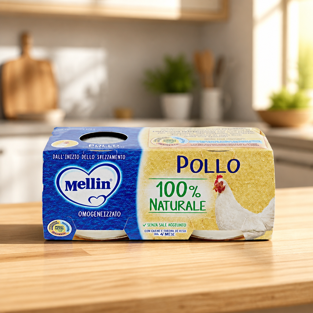 Mellin Petits Pots Viande Poulet 2 x 80 g