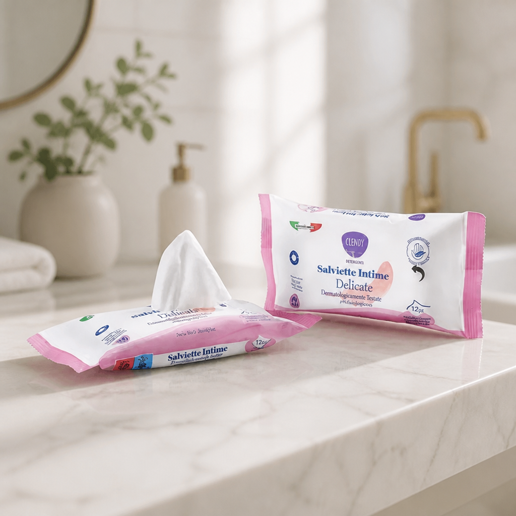 Clendy Delicate Intimate Wipes 12 pcs