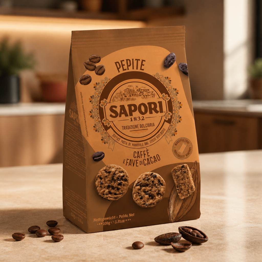 Coffee and cocoa bean nuggets flavors 108g