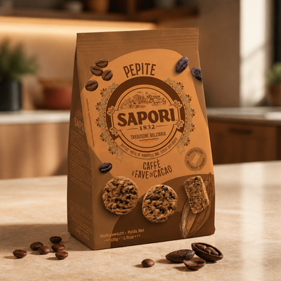 Coffee and cocoa bean nuggets flavors 108g